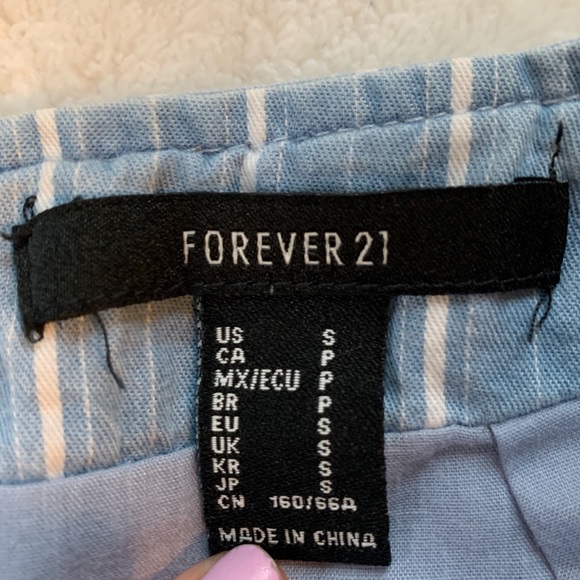 Forever 21 Pinstriped Mini Skirt - Picture 2 of 3